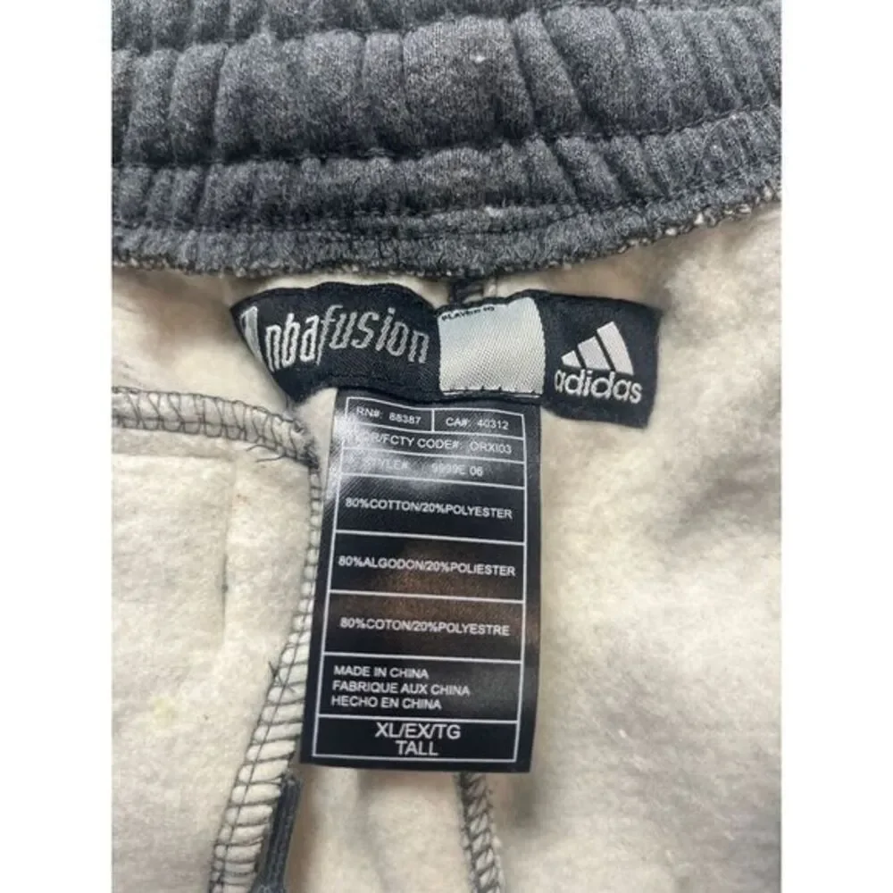 Adidas Philadelphia‎ 76ers Men's XL Tall NBA Basketball Sweatpants Gray Joggers